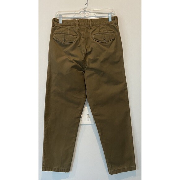 J Crew Women's Relaxed Size 30/30 Army Green Stretchy Soft Denim Pant - Picture 2 of 8